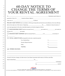 New rental laws came into effect from 29 march, 2021. Free 6 60 Day Notice Forms In Pdf Ms Word