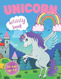 unicorn activity book for kids ages 4 8 mazes dot to dots i spy unicorn word search puzzles and unicorn coloring pages unicorn gifts for girls family press pinky monkey 9798563851351 amazon com books