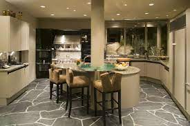 Different Types Of Kitchen Floor Tiles Kitchen Flooring Kitchen Island Design Slate Floor Kitchen
