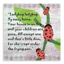 Green Leaf Art Ladybug Poem Canvas Art Ladybug Ladybug Crafts Leaf Art