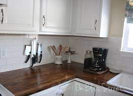 You can make kitchen counter in their entirety or just place it on top of the concrete. Gorgeous Wood Countertops Anybody Can Diy Hometalk