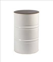 An eco friendly mix of reclaimed wood and original oil drums. Oil Drum White Coffee Table Full Size Png Download Seekpng