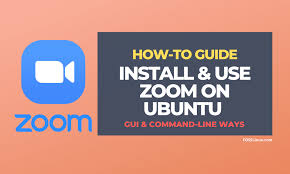 How To Install And Use Zoom On Ubuntu Foss Linux