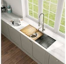 Kitchen sink dish rack for farmhouse sink. Kraus Kwu120 45 Kore 2 Tier Workstation 45 Inch Build Com Undermount Kitchen Sinks Stainless Steel Kitchen Sink Sink