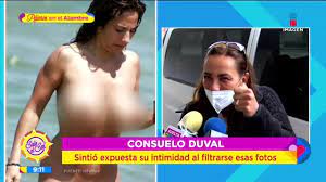 Consuelo duval desnudandose