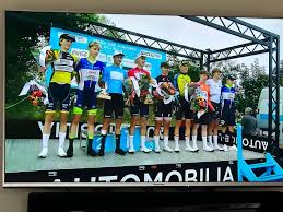 Keizer der Juniors UCI 2.1 our #bmxbandit @alistair_gardner drove a break  of 3 from the halfway point… stayed away with 3rd