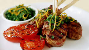 Grilled Lamb Chops With Tomato And Herbs Herb Recipes Grilled Lamb Chops Healthy Grilling Recipes