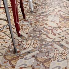 Discover patterned designs with personality and natural rustic effect materials that put a contemporary shine on tiled flooring. Seville Patterned Tiles 333 X 333mm Victorian Plumbing