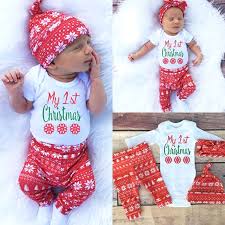 Newborn Baby Boys And Girls Christmas Clothes Set Christmas Baby Jumpsuit Cute Kids Christmas Baby Christmas Outfit Baby Girl Christmas Outfit Baby Girl Pants