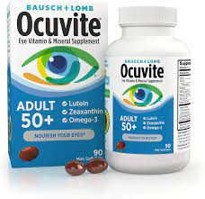 Supports healthy macula, healthy eyes & improves night vision sensitivity. Amazon Com Ocuvite Eye Vitamin Mineral Supplement Contains Zinc Vitamins C E Omega 3 Lutein Zeaxanthin 90 Softgels Health Personal Care