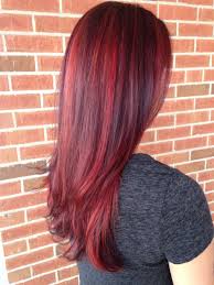 Short bob with honey lowlights or highlights. Red Balayage Highlight With Violet Lowlights Houseofblonde Melanieamanda Hair Inspiration Color Shades Of Red Hair Red Hair Color