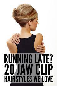 Running Late 20 Jaw Clip Hairstyles For All Hair Lengths Clip Hairstyles Curly Hair Styles Naturally Hair Lengths