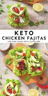 Easy Keto Chicken Fajitas Recipe Keto Recipes Easy Clean Eating Meal Plan Recipes