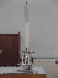 Frank Roper: Candlestick and crucifix — Art + Christianity