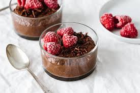 A dessert like this is a given success on any festive occasion. Chocolate Chia Pudding Downshiftology