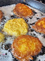Old Fashioned Hot Water Cornbread She Cooked It In 2020 Hot Water Cornbread Hot Water Cornbread Recipe Corn Bread Recipe