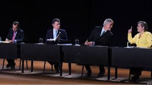The 2020 united states presidential debates between joe biden and donald trump, the major candidates in the 2020 united states presidential election. Lo Que No Se Vio Del Debate Presidencial En Colombia Bbc News Mundo
