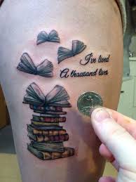 44 Adorable Tattoo Designs For Book Lovers Small Book Tattoo Tattoos Book Tattoo