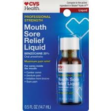 Cvs Health Professional Strength Instant Mouth Pain Liquid Cvs Pharmacy