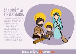 San Jose Y La Virgen Maria Frases De Santos Frases Cristianas Catequesis
