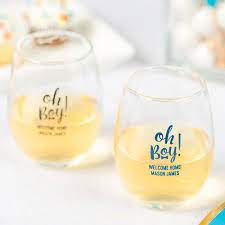 Personalized 9 Oz Stemless Wine Glass Stemless Wine Glass Wine Glass Personalized Stemless Wine Glasses