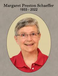 Obituary information for Margaret Preston Schaeffer