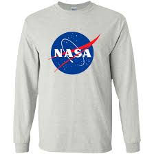 G240 Gildan Ls Ultra Cotton T Shirt Nasa Traditional