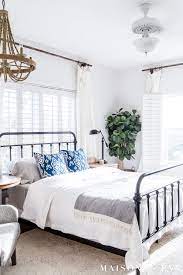 Watch my before/after spring bedroom makeover + diy bedbench on my youtube channel: Simple Master Bedroom Decorating Ideas For Spring Maison De Pax
