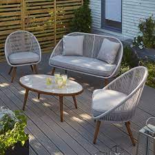 The aruba 9 seater rattan garden corner dining set with arm chair and bench includes free outdoor cover. A New Classy And Colourful Asda Garden Furniture Range Has Just Landed Garden Sofa Set Patio Furnishings Rattan Garden Furniture