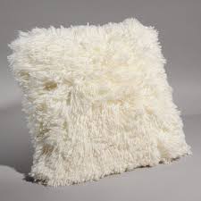 Coussin Valthorens Ecru Cuscini Pelliccia