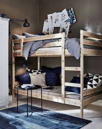 mydal frame stapelbed grenen 90x200 cm ikea stapelbed stapelbedden jongens thuis