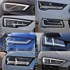 Unique Audi Photography On Instagram A Collage Of My Photos Of Audis Current Headlights Lineup I Left The A1 Q3 Outside Since Th Audi Car Lights Audi 2017