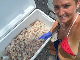 Fresh shrimp for sale in Folly Beach