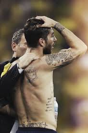 Tats all folks for sergio ramos at the bernabeu. Sergio Ramos Back And Arm Tattoos Sergio Ramos Tattoos Arm Tattoos