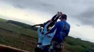 Una joven en Brasil muere al intentar un salto en bungee; hay detenidos | Video | Shows Primer Impacto