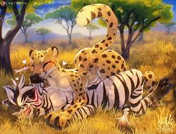 3D Porn Cheetah Furry Animation Erotic Play