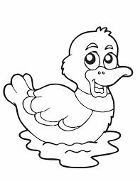Cartoon duck coloring page from ducks category. Pin On Ducks
