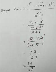 Dari dalam kotak tersebut diambil 3 bola sekaligus secara acak. Dalam Sebuah Kantong Berisi 5 Bola Kuning 7 Bola Merah 8 Bola Biru Akan Diambil 3 Bola Sekaligus Brainly Co Id