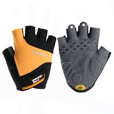 Santic Cycling Gloves For Men Women Half Finger Mittens Anti Slip Shock Absorbing Foam Padded Breathable Bike Mountain Mitt Fingerless Mtb