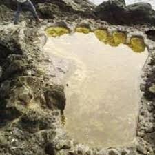 Nabi adam dibentuk dari beberapa jenis tanah di bumi yang terdiri atas beberapa warna yaitu warna merah, putih, hitam, kuning, dan cokelat. Tapak Kaki Nabi Adam