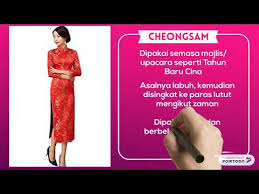 Sharing Pakaian Tradisional Kaum Cina Youtube