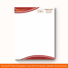 Year 1145 (mcxlv) was a common year starting on monday (link will display the full calendar) of the julian calendar. Letterhead Template 1145 Red Doc Formats Letterhead Template Letterhead Professional Letterhead Template