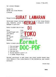 Atau kamu sedang kuliah namun ingin magang di sebuah perusahaan? Contoh Surat Lamaran Kerja Di Toko Pdf Contoh Lif Co Id