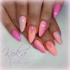 Amazing Nail Art Neon4life With Images Pretty Nails Almond