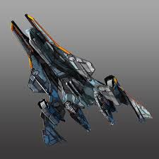 3d Model Scifi Starfighter Space Ship Concept Art Starfighter Starship Concept