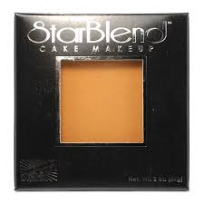 Mehron Starblend Cake Makeup Light Ebony