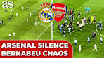 TOTAL CHAOS at the BERNABEU after CHAMPIONS ... - YouTube
