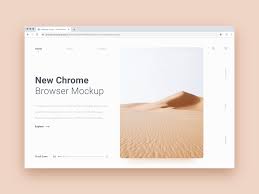 Download Chrome Browser Mockup Scene