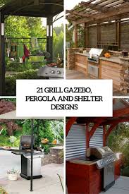 It's well balanced and warm. 21 Grill Gazebo Shelter And Pergola Designs Shelterness