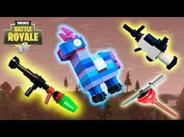 This is part two of us doing an asmr while playing fortnite. Lego Fortnite Rocket Launcher Scar Plunja And Llama Youtube Lego Cool Lego Legos